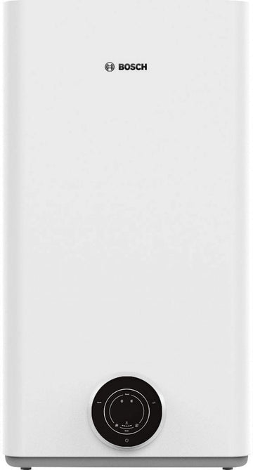Bosch flat electric water heater Tronic TR3501T 100 DERB 100-liter capacity with touch control panel and dual 1.5 kW heating system