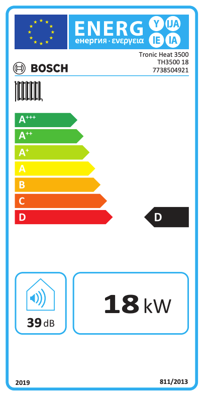 Bosch Tronic Heat 3500 — Elektro-Heizkessel, 18 kW