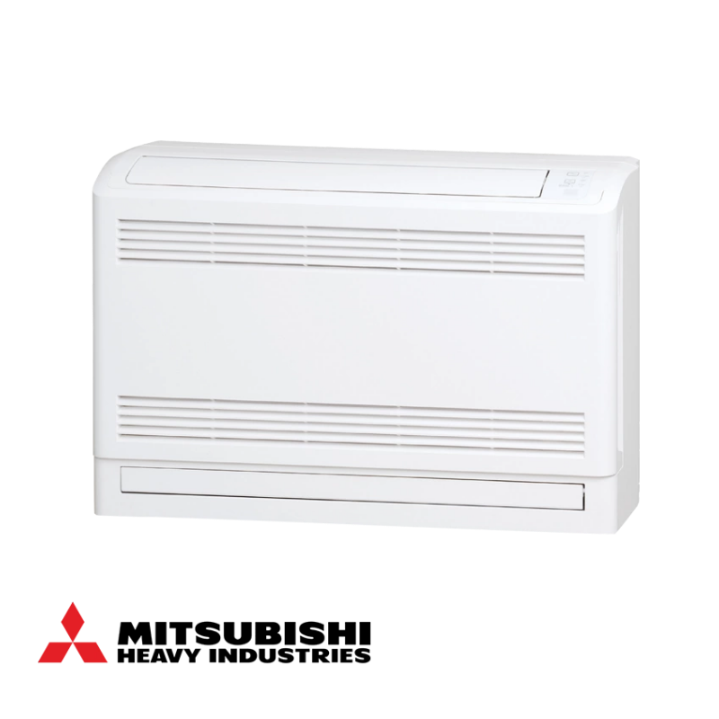 Inverter air conditioner Mitsubishi Heavy Industries SRF50ZS-W floor standing unit with energy-saving modes and advanced air distribution controls.