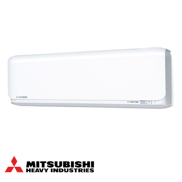 Mitsubishi Heavy SRK60ZSX-WF inverter air conditioner unit in white with sleek design and built-in Wi-Fi control