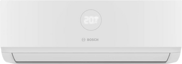 Bosch Climate 3000i indoor air conditioner unit with 3.5 kW cooling, energy-efficient A++ rating, quiet operation, smart Wi-Fi control, and eco-friendly R-32 refrigerant.