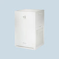 Daikin MC30Y air purifier with electrostatic HEPA filter, compact white design, and silent operation for large room air purification