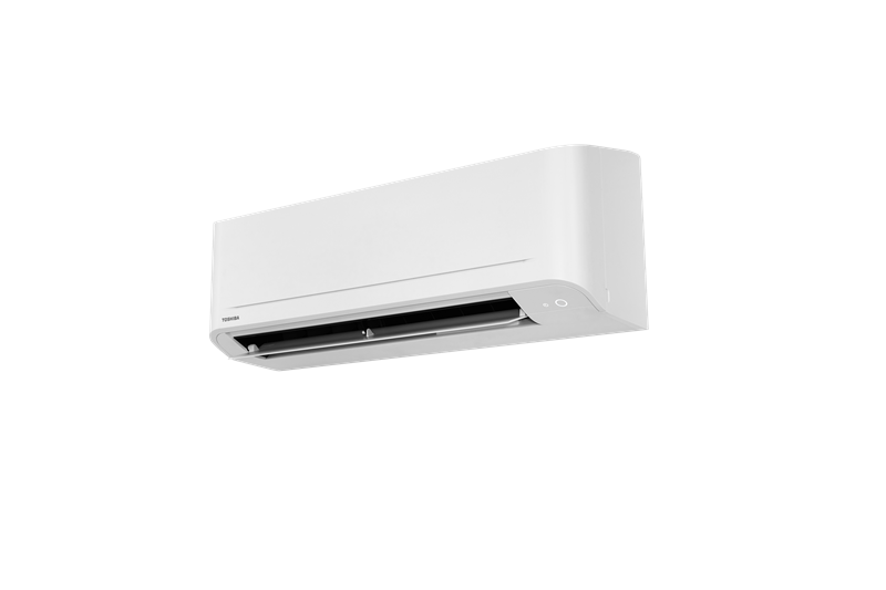 Toshiba RAS-B13S4KVG-E Inverter air conditioner indoor unit with 13,000 BTU, Wi-Fi control, ultra-quiet operation, and eco-friendly R-32 refrigerant.
