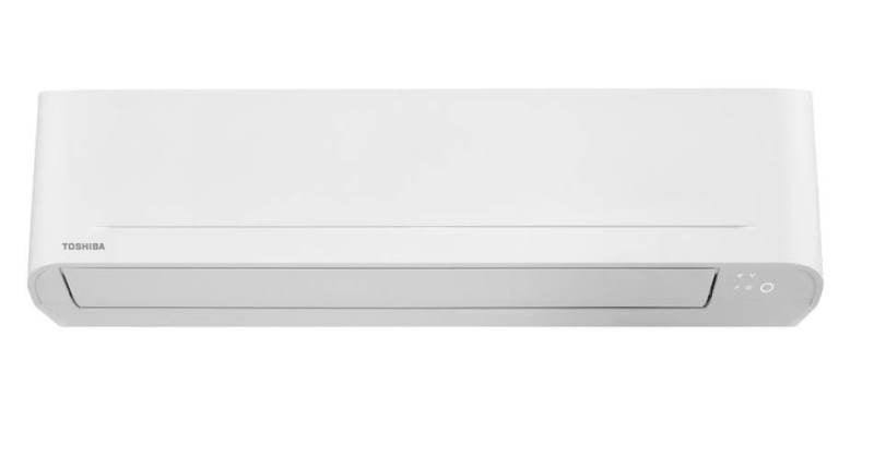 Toshiba RAS-B13S4KVG-E Inverter air conditioner indoor unit with 13,000 BTU, Wi-Fi control, ultra-quiet operation, and eco-friendly R-32 refrigerant.