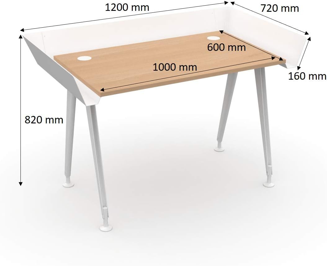 Levira Desk – Material-detalj träkörning och finish