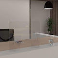 Levira Protection Screen Polycarbonate Counter Divider – sidovy