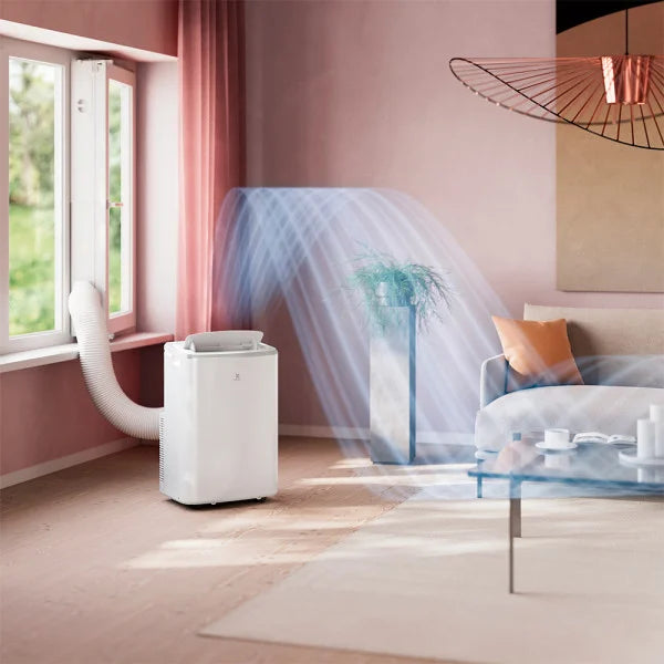 Electrolux EXP34U339HW Mobile Air Conditioner – Cooling & Heating, 12000 BTU / 3.4 kW, R290