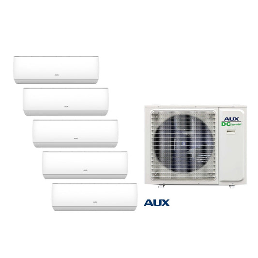 AUX Multi-Split Set – 1 Outdoor + 1× 7,000 + 4× 9,000 BTU Indoor (AM5-H42/4DR3)