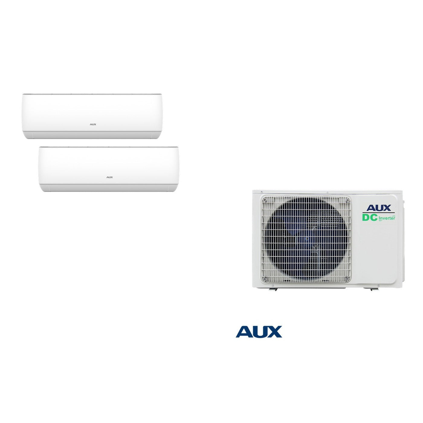 AUX Multi-Split Set – 1 Outdoor + 2× 9,000 BTU Indoor (AM2-H18/4DR3S)