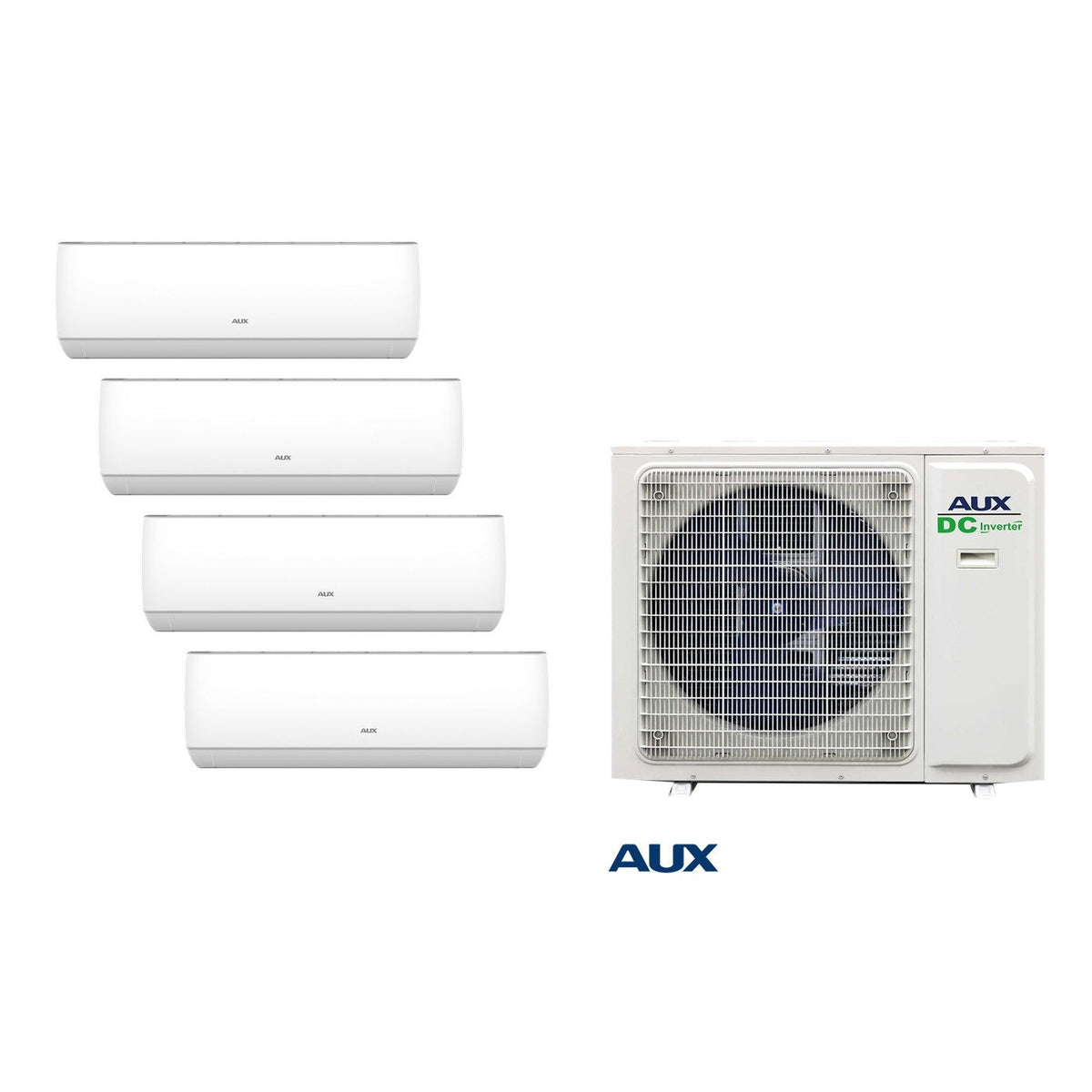 AUX Multi-Split Set – 1 Outdoor + 4× 9,000 BTU Indoor (AM4-H36/4DR3)