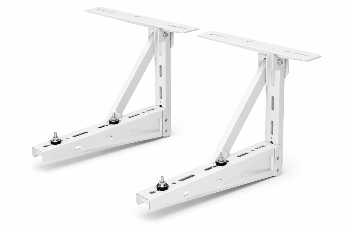 Air Conditioner Ceiling Bracket White-Coated 600×500×400×2.0 mm – Set of 2
