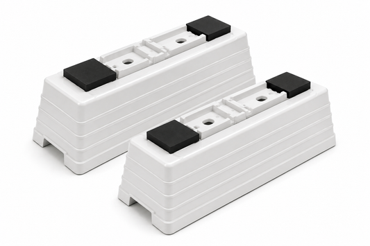 Klimaanlagen-Bodenständer PVC 350 mm – 2er-Set