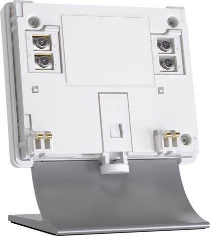 Bosch EasyControl DS-1 table stand with integrated power supply and sleek design for wireless heating control units.