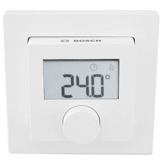 Bosch CR 11 remote control room thermostat for single heating circuit with digital temperature display and user-friendly dial