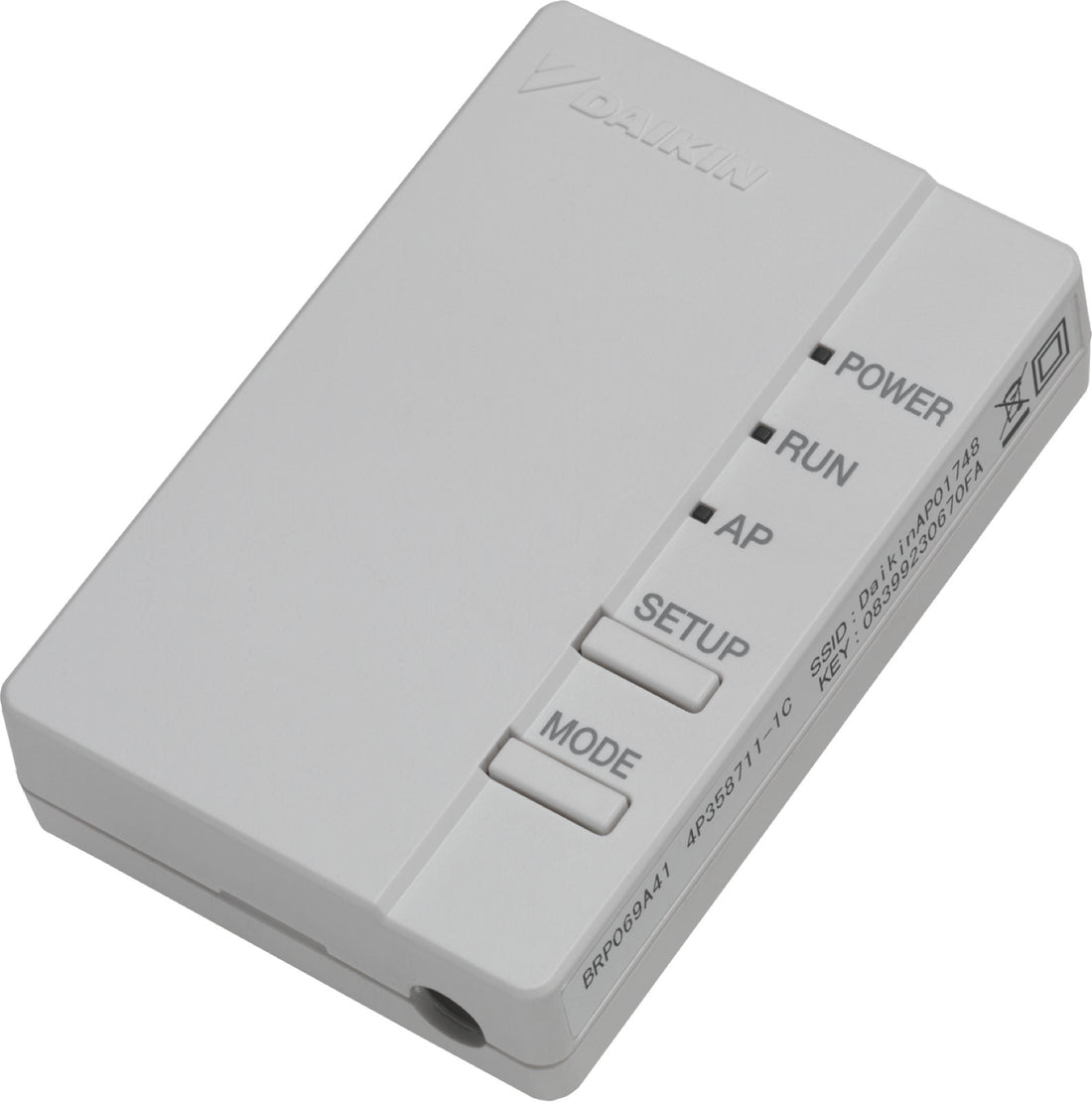 Daikin BRP069B43 WLAN-Adapter – Lieferumfang: Adapter, Halter, Kabel, Schaltkasten, Platine