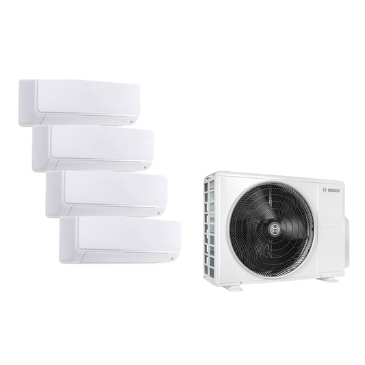 Bosch Multi-Split Set – 1 Outdoor + 4× 9,000 BTU Climate 6000i Indoor (CL5000M 105/4 E)