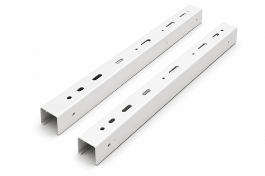 Verlängerung für Wandhalterung weiß beschichtet 72 cm – 2er-Set