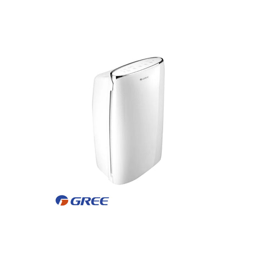 Compact white Dehumidifier Gree Daisy GDN20AV-K5EBA1A with digital humidity display and antibacterial filter