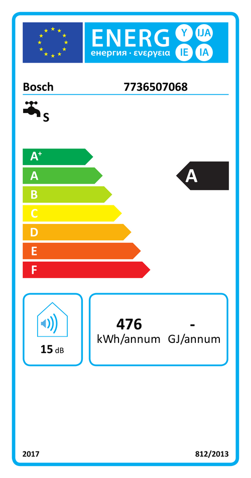 EU Energy Label 7736507068 (EPREL 1894977)