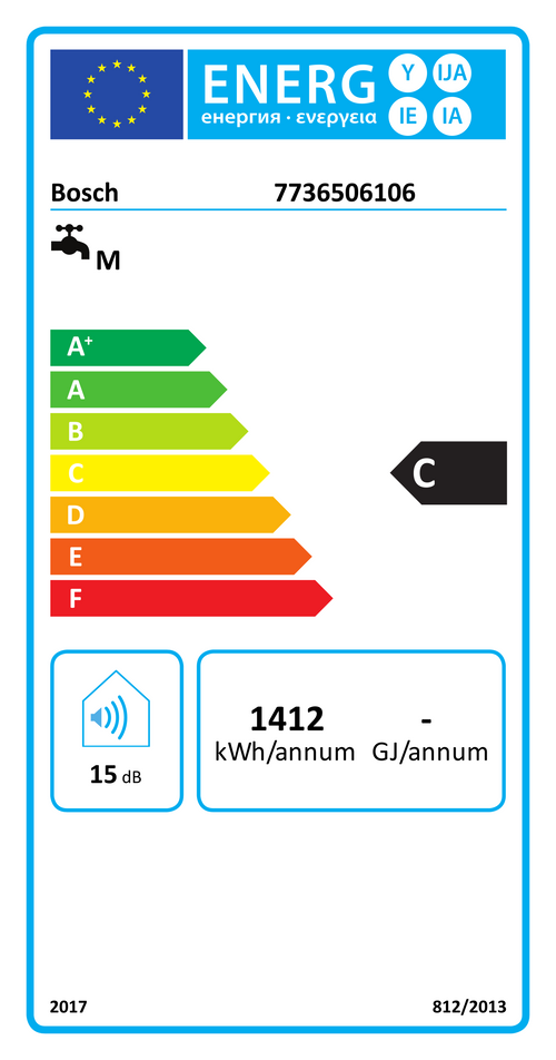 EU Energy Label 7736506106 (EPREL 2177556)