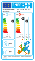 EU Energy Label SRC50ZT-W / SRK50ZT-WFB (EPREL 2654466)