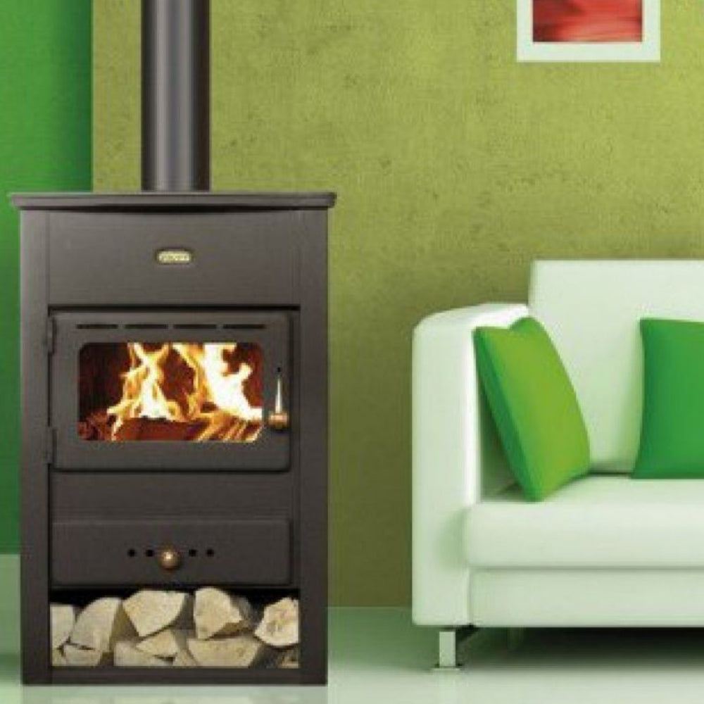Kaminofen Prity K1 CP wood stove with 9.5 kW Leistung and energy efficiency class A