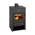 Kaminofen Prity K2 10 kW wood-burning stove with A energy efficiency and low emissions