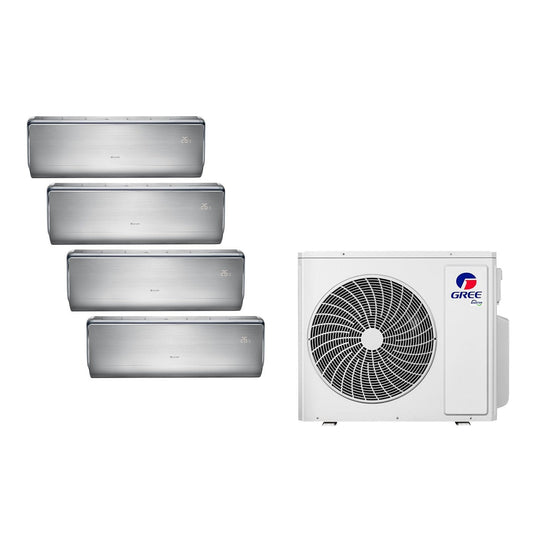 Gree Multi-Split Set – 1 Outdoor + 2× 12,000 + 2× 9,000 BTU U-Crown Indoor (GWHD(42)NK6OO)