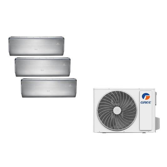 Gree Multi-Split Set – 1 Outdoor + 3× 9,000 BTU U-Crown Indoor (GWHD(28)NK6LOO)