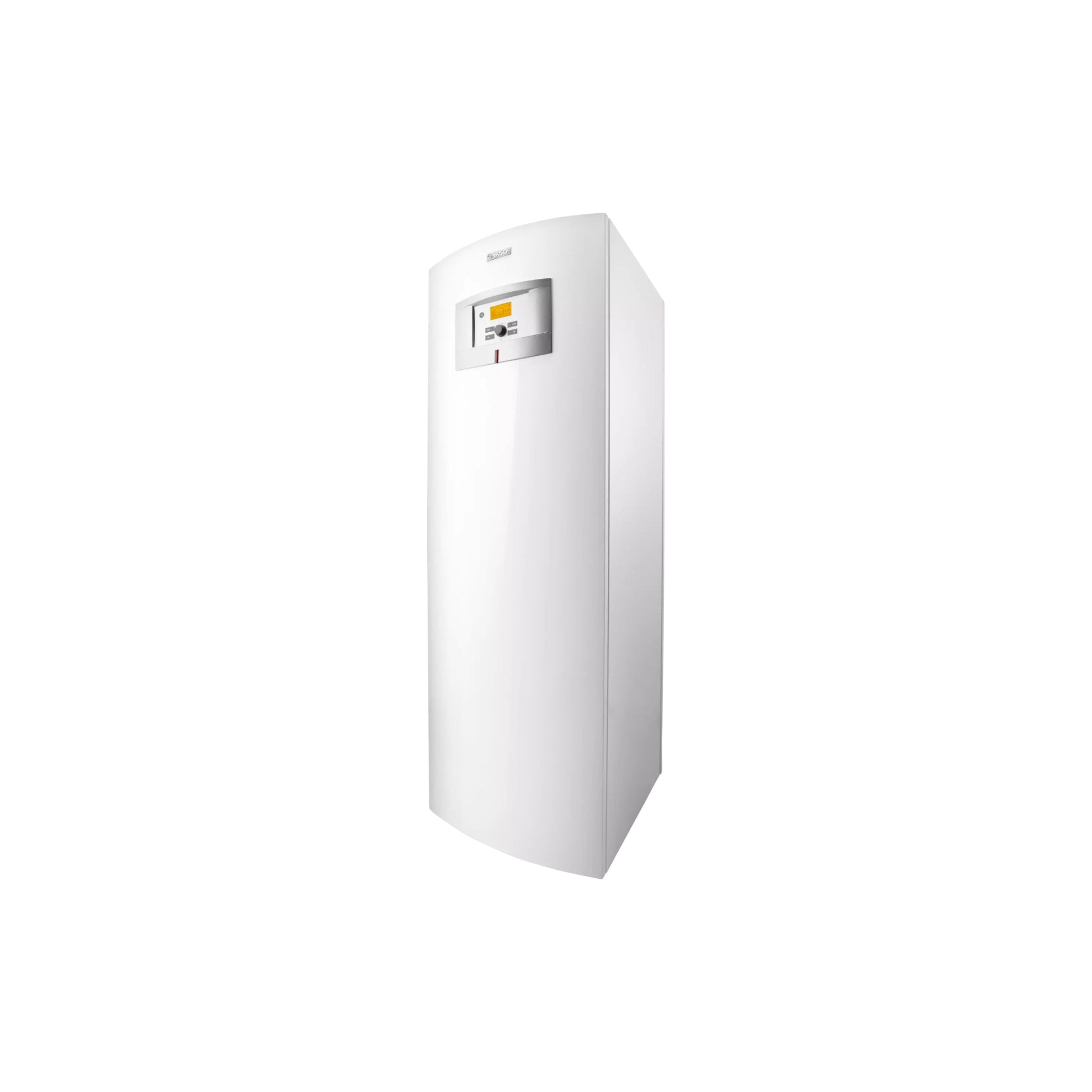 Bosch Compress 6000 AW monobloc heat pump with built-in 190L boiler and solar coil, 9 kW, 230V, compact and energy-efficient for single-family homes.