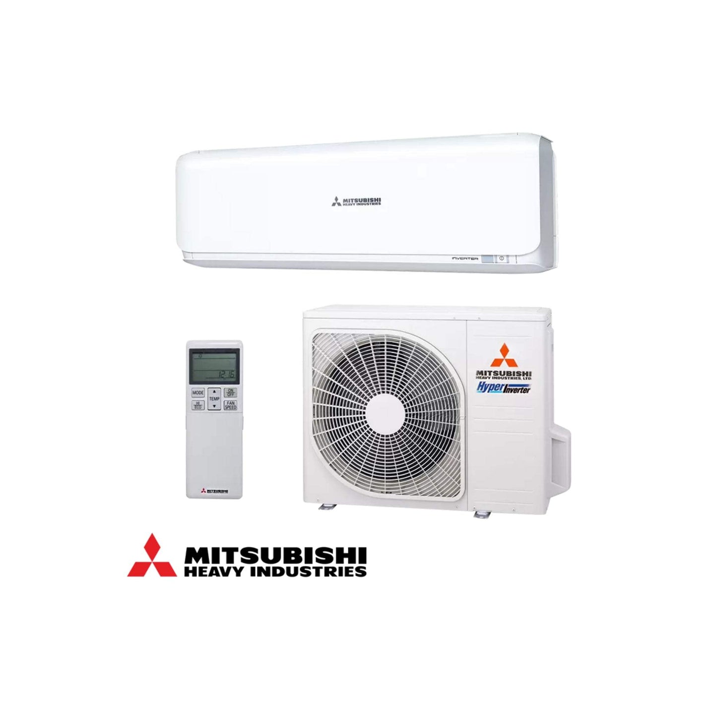Mitsubishi Heavy Industries Diamond SRK20ZSX-W inverter air conditioner with 7000 BTU capacity and advanced features