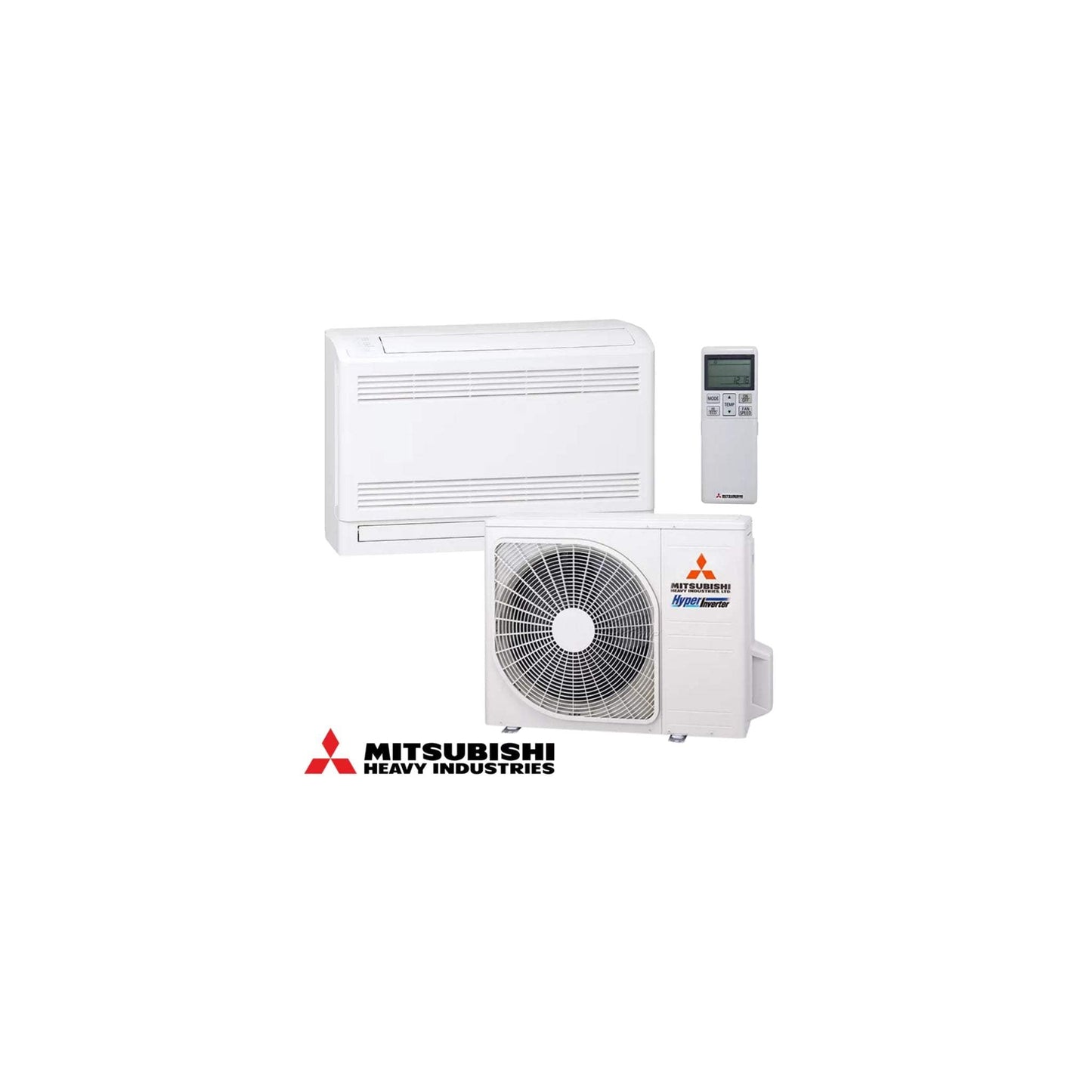 Inverter air conditioner Mitsubishi Heavy Industries SRF50ZS-W floor standing unit with adaptive control and energy-saving features