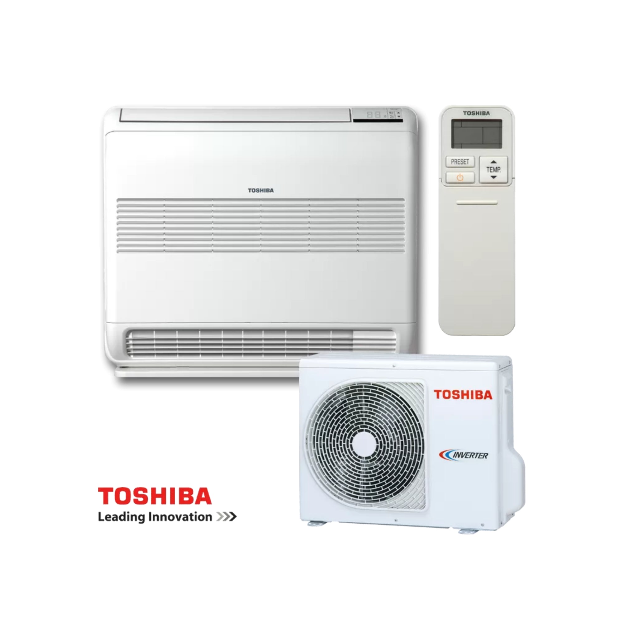 Inverter Air conditioner Toshiba Bi-flow RAS-B10J2FVG-E1 + RAS-10J2AVSG-E / 10 000 BTU