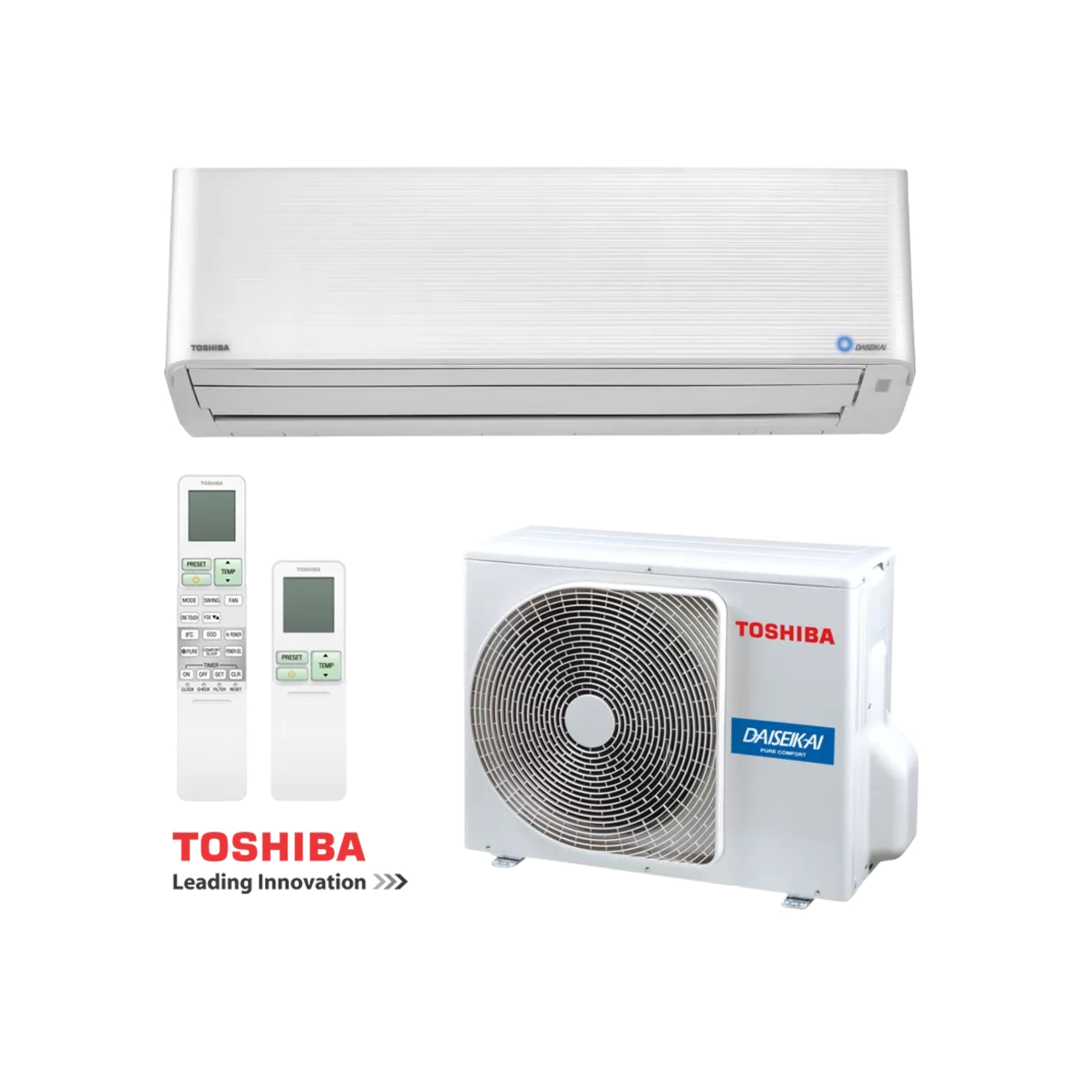 Inverter Air conditioner Toshiba Super Daiseikai 9 RAS-16PKVPG-E + RAS-16PAVPG-E / 16 000 BTU