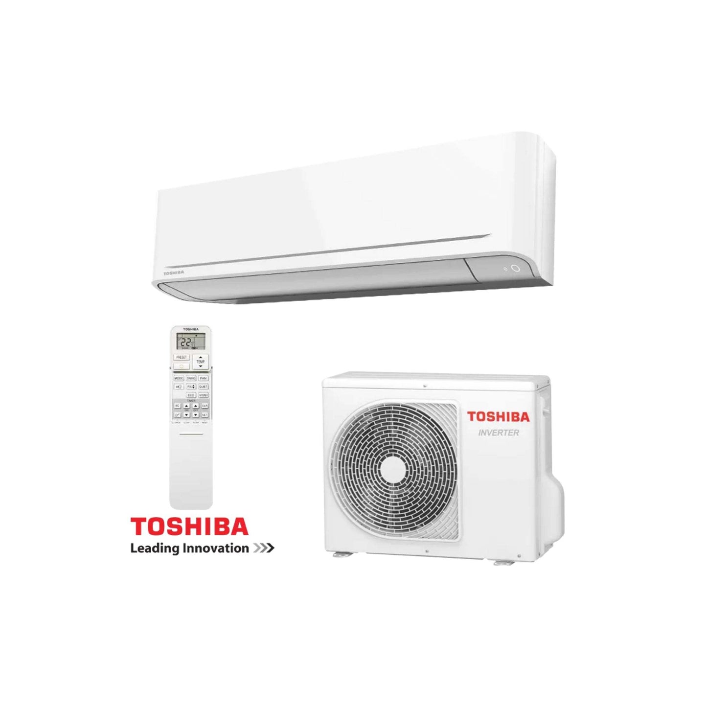 Toshiba RAS-B series air conditioner – indoor unit front view
