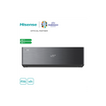 Hisense Energy Pro X black inverter air conditioner 12,000 BTU with R32 refrigerant and WiFi connectivity.