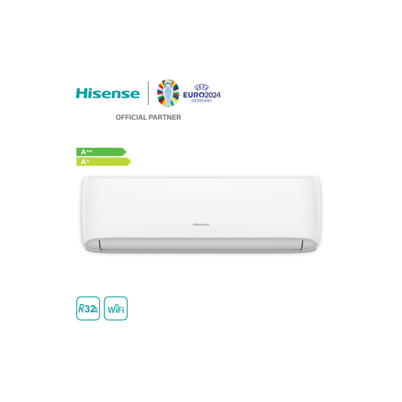 Hisense Expert Smart inverter air conditioner 24000 BTU with R32 refrigerant and WiFi connectivity