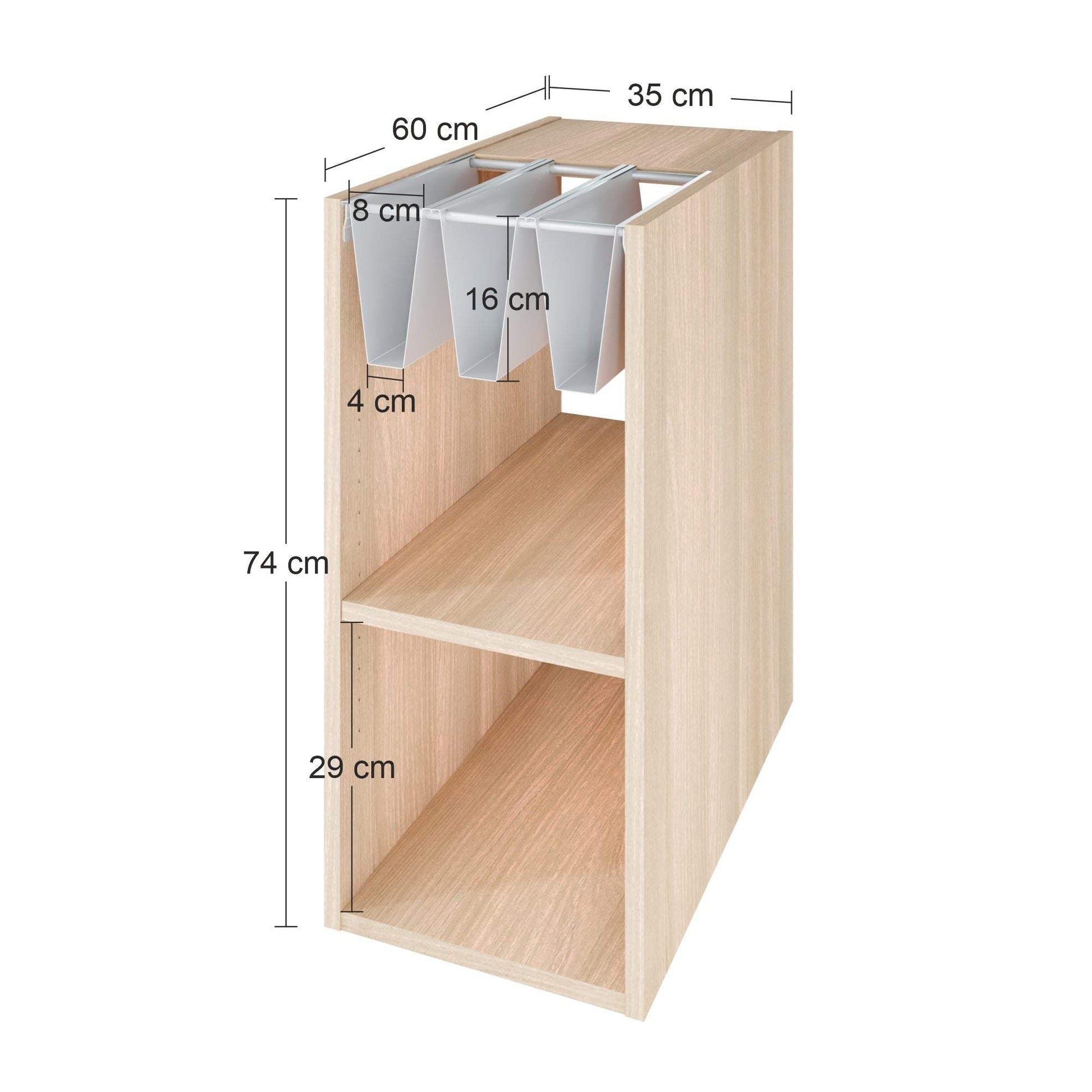 Modern grey metallic bookshelf with compact dimensions and sturdy wooden shelves for elegant home storage