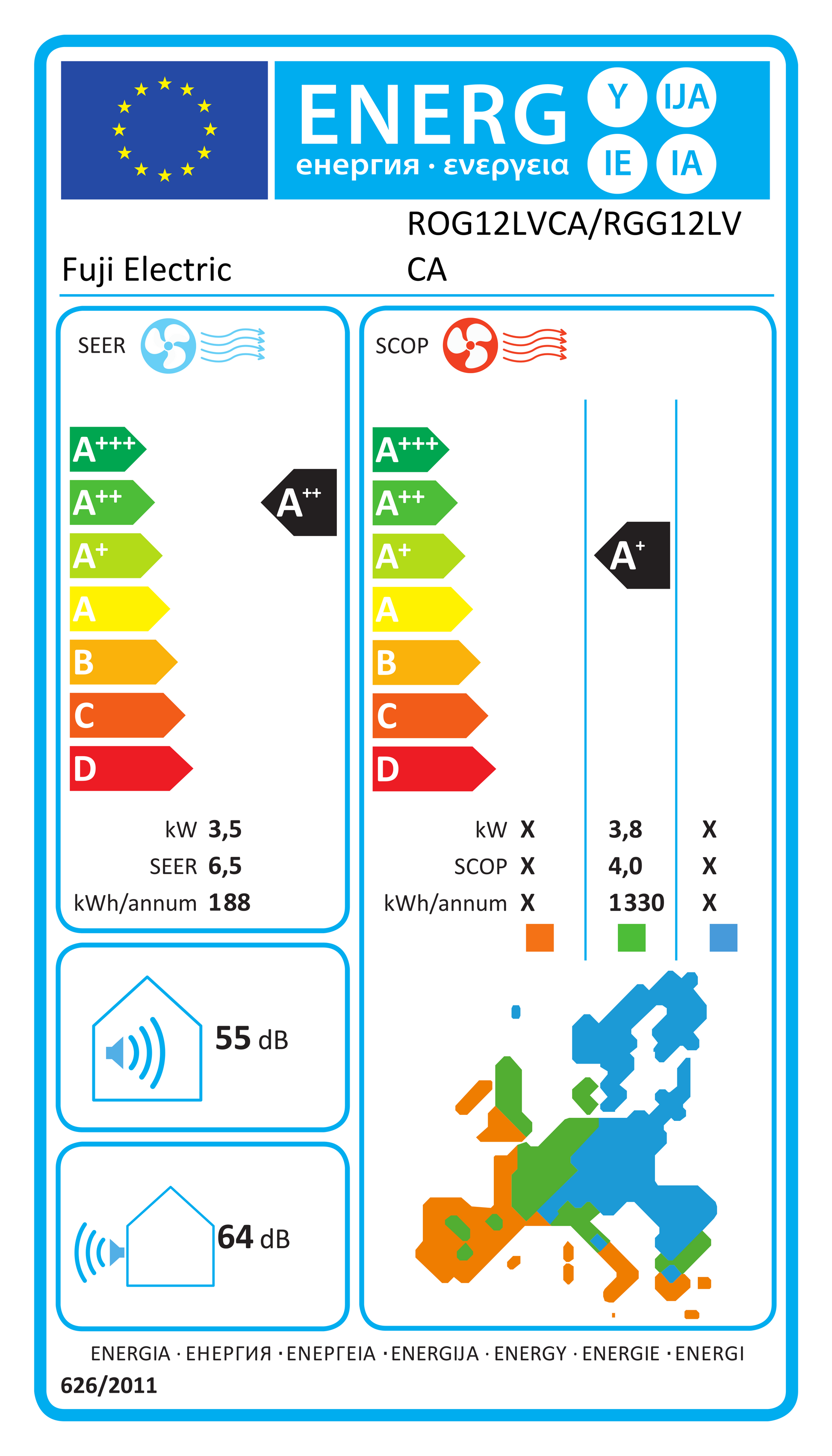 EU-Energielabel RGG12LVCA – EPREL 2187863 – A++