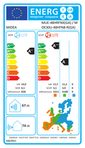 EU-Energielabel MUE-48HRFNX-QRD0W – EPREL 721989 – A++