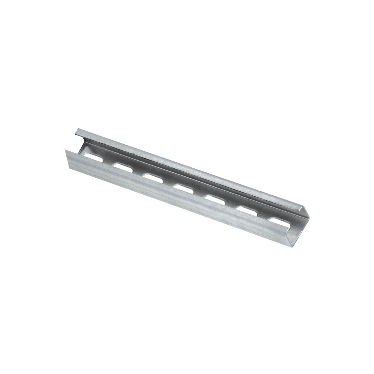 Montageprofil perforiert klein 18×28×1,25 mm – Länge 2 m
