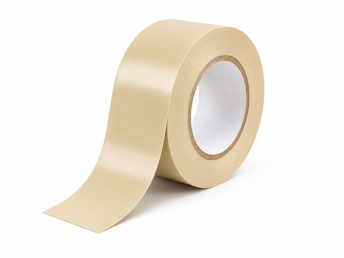 PVC AC Wrapping Tape Self-Adhesive Beige 0.15 × 50 mm × 20 m