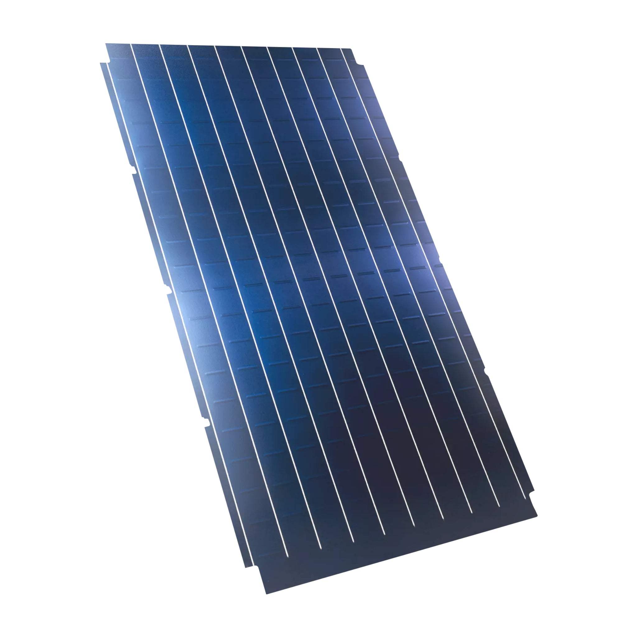 Bosch Solar 5000 TF solar selective collector with vertical flat panel and PVD coating for efficient energy absorption