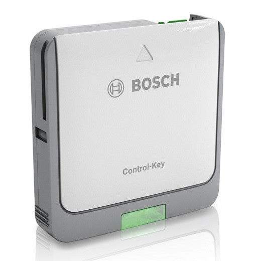 Bosch Control-Key K 20 RF wireless module for EasyControl smart heating system with 230V power adapter.