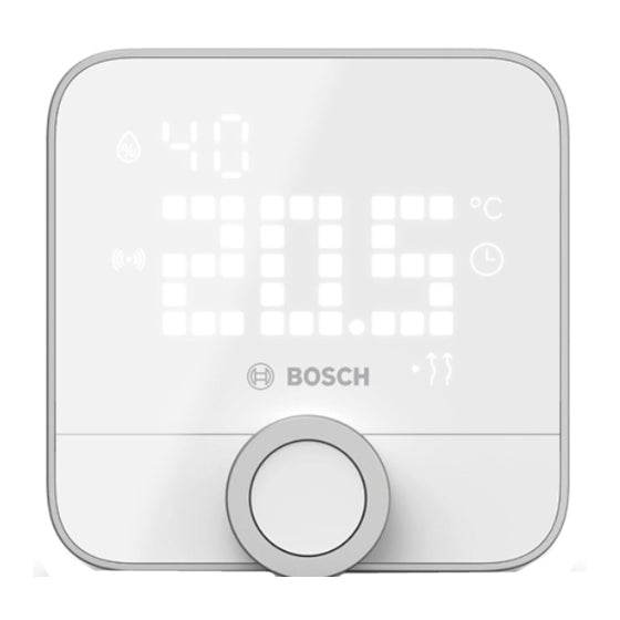 Bosch Wired Room Controller CRC R-2 with digital display and rotary dial for precise indoor climate control