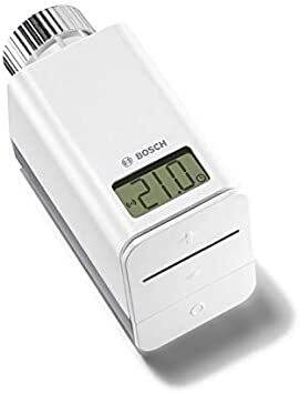 BOSCH WLAN Smart Radiator Valve horizontal with wireless room temperature control and EasyControl app integration