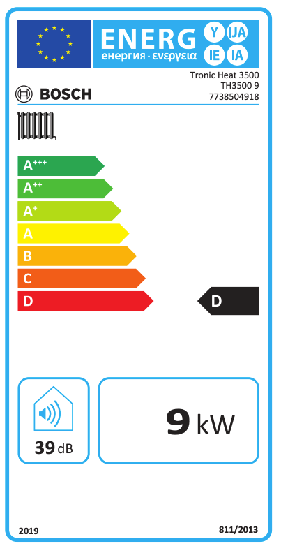 Bosch Tronic Heat 3500 — Elektro-Heizkessel, 9 kW