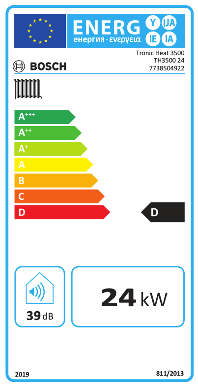 Bosch Tronic Heat 3500 — Elektro-Heizkessel, 24 kW