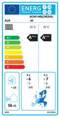 AUX ACHP-H06/4R2HA-M Air-to-Water Heat Pump 6 kW R290 Monoblock — Single Phase