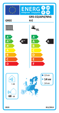 EU Energy Label (Heizen) Gree Versati IV GRS-CQ16Pd/NhG4-E